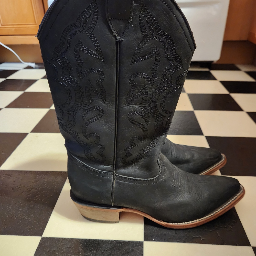 Black Western Cowboy Boots